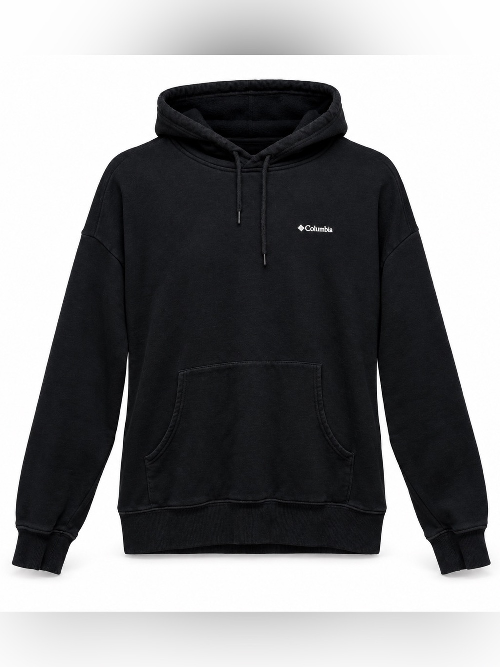 Columbia Men’s M Black Get Outside Mountain Graphic Pullover Hoodie NWOT